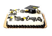 Graduation Single Layer Cake