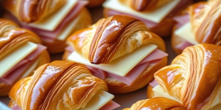 Mini Ham & Cheese Croissant