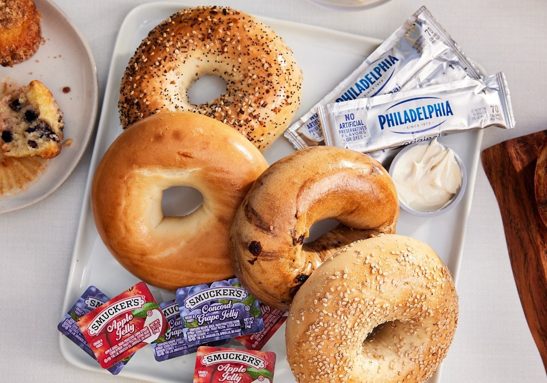 Fresh Bagels with Cream Cheese - Individual - Milk Street