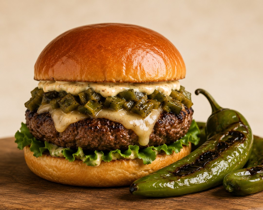 Hatch Chile Burgers