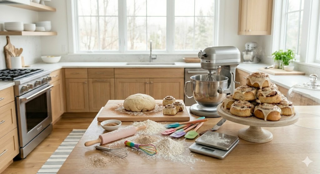 A Morning with My Grown-Up: Cinnamon Rolls