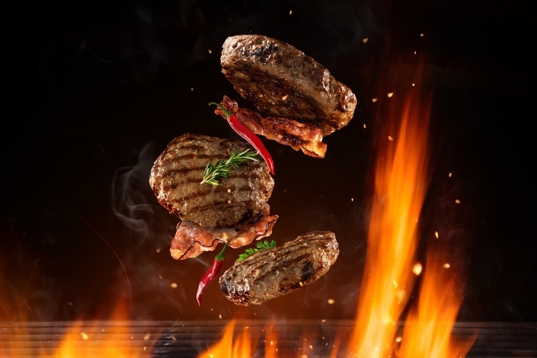 Summer Chorizo Burgers with Southwest Pasta Salad