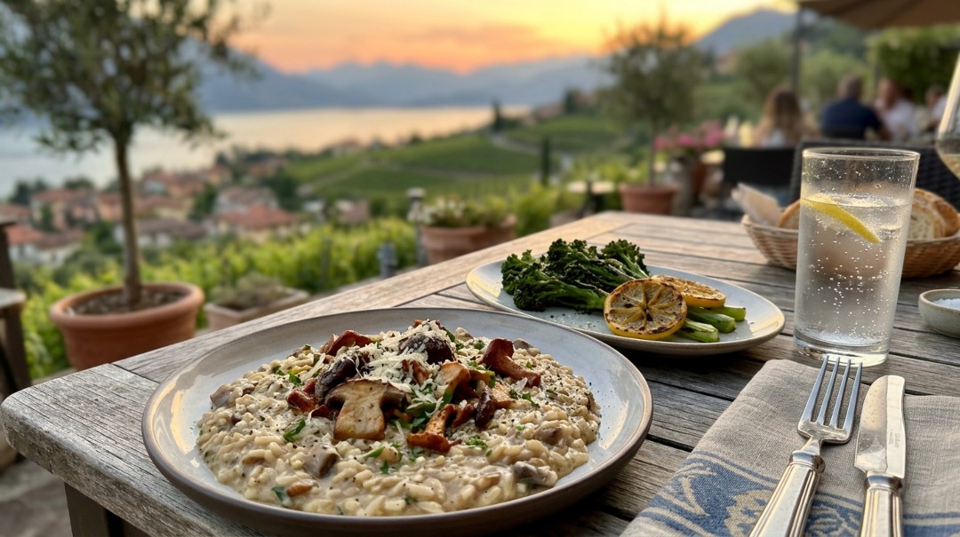 Northern Italy: Mushroom Risotto