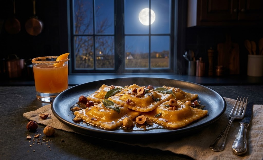 Harvest Moon: Handmade Pumpkin Ravioli & Cocktails 21+