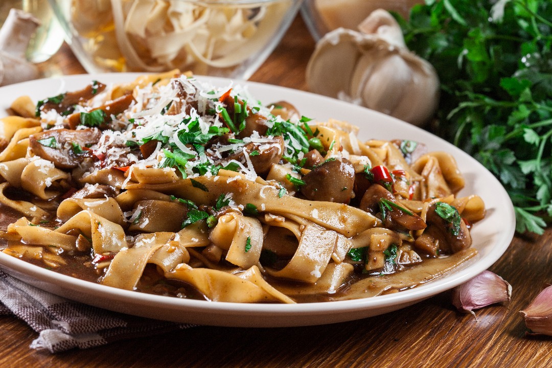 Fresh Pasta: Pappardelle with Beef & Mushroom Ragu