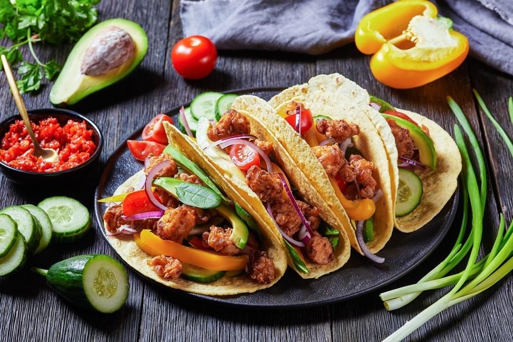 Honey Chipotle Chicken Tacos and Tequila Cocktails 21+