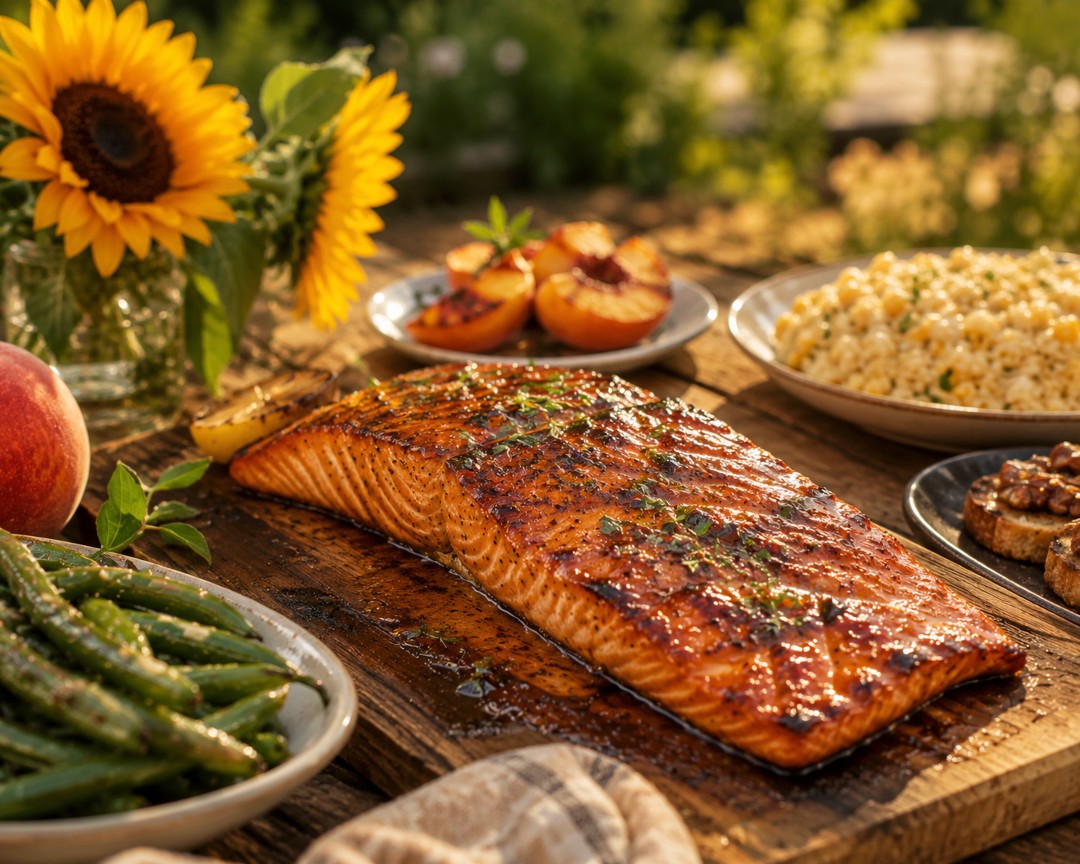 Salmon and Bourbon 21+