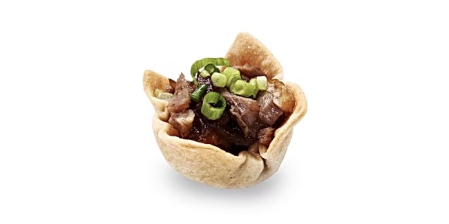 Roast Duck and Caramelised Onion Tartlet