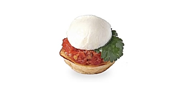 Bocconcini Semi-dried Tomato Blinis