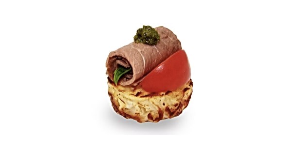Roast Beef & Cherry Tomato Potato Rosti