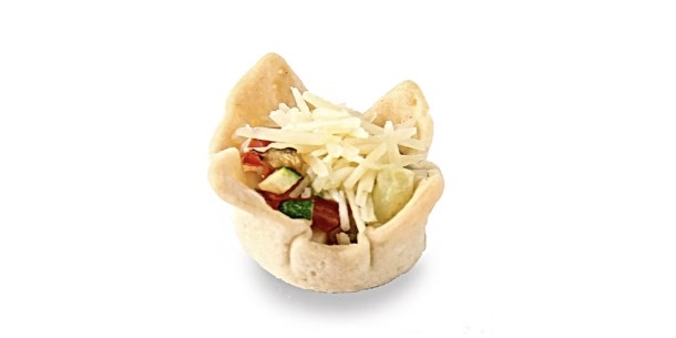 Roasted Vegetable & Hummus Tartlet