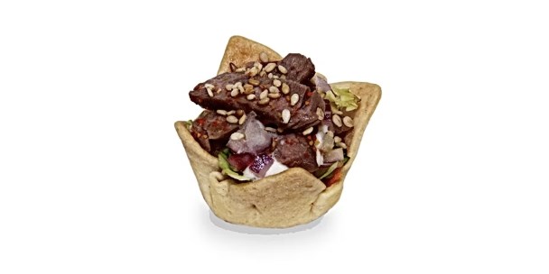 Teriyaki Beef and Vegetable Tartlet